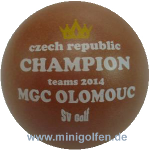 SV Czech Champion teams 2014 MGC Olomouc