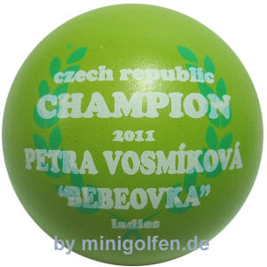 SV Czech Champion ladies 2011 Petra Vosmíková