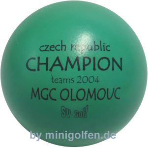 SV Czech CHAMPION Teams MGC Olomouc 2004