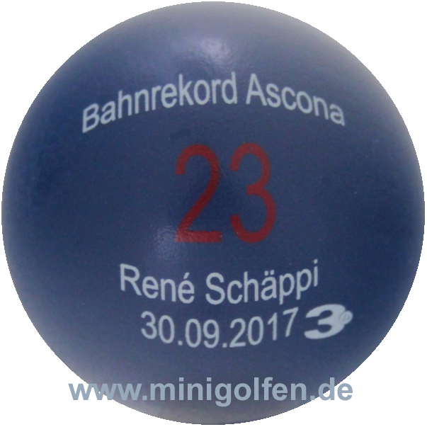 3D Bahnrekord Ascona 2017