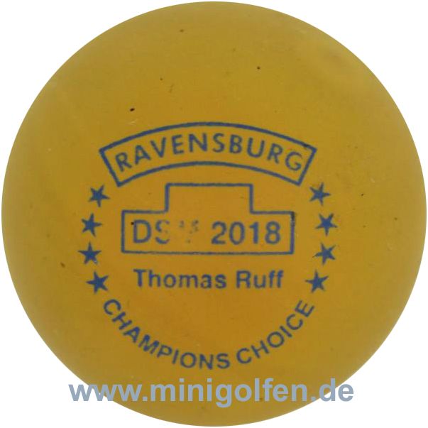 Ravensburg Champion Choise DSM 2018 Thomas Ruff