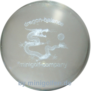 Minigolf Company Glasauge "Dragon Balance"