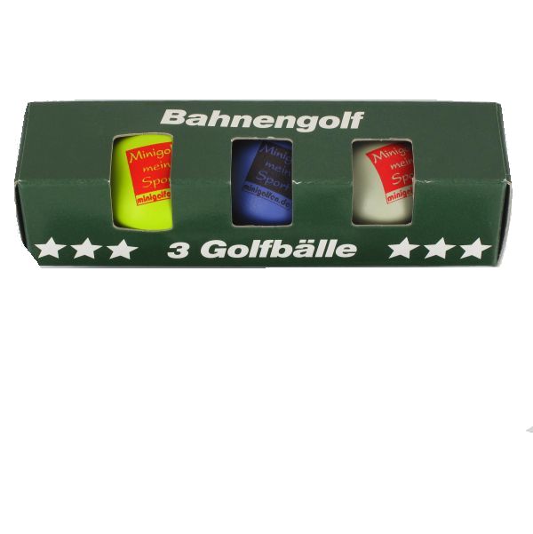 Starter-Set Minigolfbälle "3er-Set"