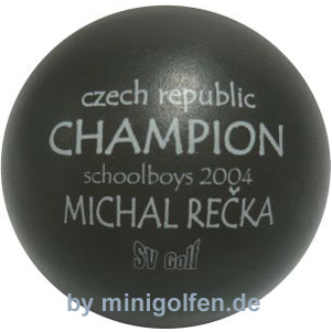 SV Czech Champion schoolboys 2004 Rečka Michal