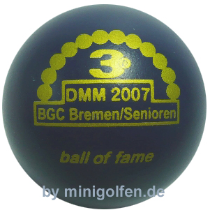 3D BoF DMM 2007 BGC Bremen/ Senioren