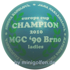 SV Europe Cup Champion ladies 2010 MGC '90 Brno