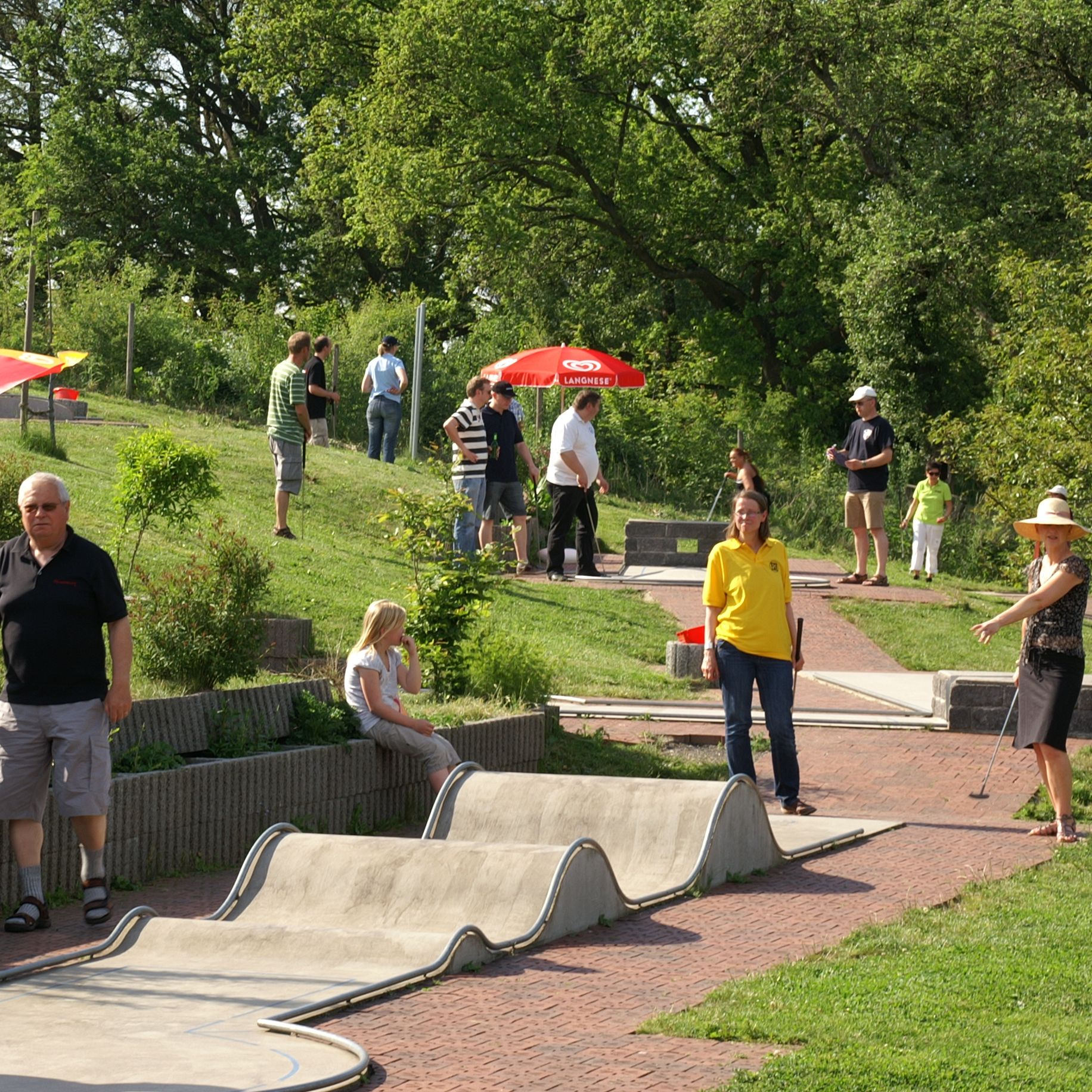 Minigolf - Beton