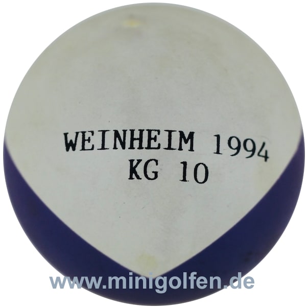 Klose- Golf Weinheim 1994 KG 10