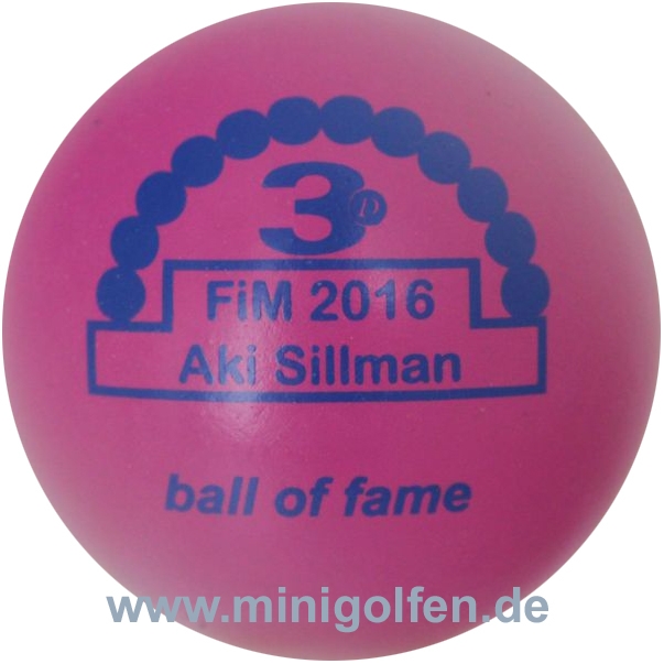 3D BoF FiM 2016 Aki Sillman