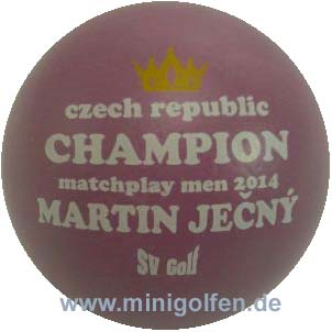 SV Czech Champion matchplay 2014 Martin Ječný