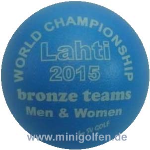 SV Lahti 2015 bronze teams Men & Women