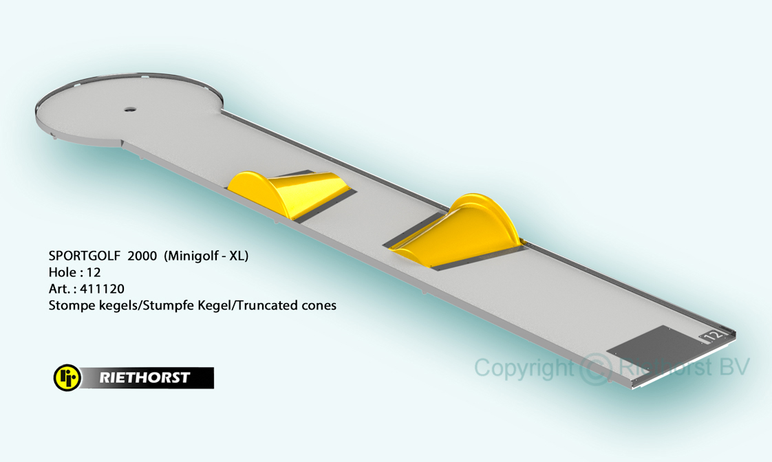 Miniaturgolf - 12 - Stumpfe Kegel ( Sportgolf 2000)