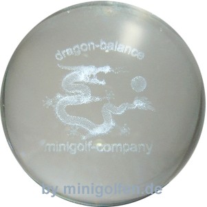 Minigolf Company Glasauge "Dragon Balance"